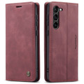Red Galaxy S23 Plus CaseMe Soft Matte Exceptional Wallet Case - 5