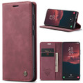 Red Galaxy S23 Plus CaseMe Soft Matte Exceptional Wallet Case - 6