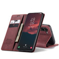 Red Galaxy S23 Plus CaseMe Soft Matte Exceptional Wallet Case - 7