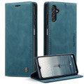 Blue Galaxy A14 5G CaseMe Slim Magnetic Classy Wallet Case - 5