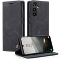 Black Galaxy A34 5G CaseMe Slim Soft Wallet Case Cover - 6