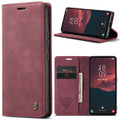 Red Galaxy A54 5G CaseMe Soft Matte Quality Wallet Case - 7