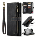 Black CaseMe C30 Wallet Case with Zipper Folio & Wrist Strap for Galaxy A14 5G - 3