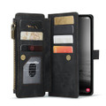 Black CaseMe C30 Wallet Case with Zipper Folio & Wrist Strap for Galaxy A14 5G - 7