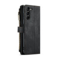 Black CaseMe C30 Wallet Case for Galaxy S23+ Plus - Zipper Folio & Wrist Strap - 5