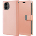 Rose Gold Mercury Rich Diary 6 Card Slot Wallet Case  For iPhone 15 Plus - 3