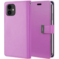 Purple Genuine Mercury Rich Diary Wallet Case  For iPhone 15 Pro - 3