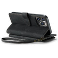 Black CaseMe C30 Wallet: Zipper Folio & Wrist Strap - iPhone 14 Pro Max - 4