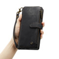 Black CaseMe C30 Wallet: Zipper Folio & Wrist Strap - iPhone 14 Plus - 3