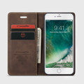 Elegant Coffee iPhone 6 / 6S CaseMe Soft Slim Textured Wallet Case - 1