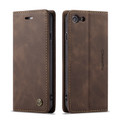 Elegant Coffee iPhone 6 / 6S CaseMe Soft Slim Textured Wallet Case - 8