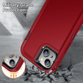 Red Rugged Shock / Drop Protection Defender Case For iPhone 15 - 5