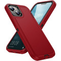 Red Rugged Shock / Drop Protection Defender Case For iPhone 15 - 7