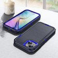 Navy Full Body Heavy Duty Defender Case For iPhone 15 Plus - 6