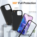 Black iPhone 15 Pro Full Body Heavy Duty Defender Case - 4