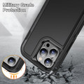 Black iPhone 15 Pro Full Body Heavy Duty Defender Case - 6