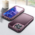 Purple Heavy Duty Defender Military Grade Case For iPhone 15 Pro - 6