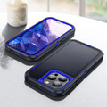 Navy Military Full Body Shock Proof Defender Case For iPhone 15 Pro - 6