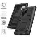 Black Full Body Metal Case Built-In Screen Protector For Galaxy S23 Ultra - 5