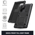 Black Extreme Metal Water Resistant Heavy Duty Case For Galaxy S22 Ultra - 2