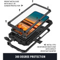 Black Galaxy S22 Extreme Dustproof Shockproof Metal Case - 3