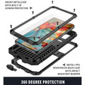 Black Heavy Duty Military Metal Drop Proof Case For Galaxy S21 - 3