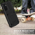 Black Heavy Duty Military Metal Drop Proof Case For Galaxy S21 - 7