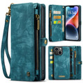 Blue CaseMe 11 Card Slot Wallet  Magnetic Case  For iPhone 15 - 1