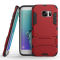 Samsung Galaxy S7 Edge Iron Man Shockproof Armor Cover Case - Red