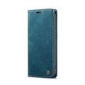 Blue iPhone 15 CaseMe Slim 2 Card Slot Classy Wallet Case - 2