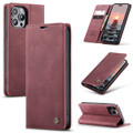 Wine CaseMe Soft Matte Quality Wallet Case For iPhone 15 Pro - 1