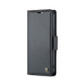 Black iPhone 15 CaseMe RFID Blocking Wallet Flip Folio Case - 2