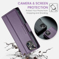 Purple iPhone 15 CaseMe RFID Blocking Wallet Flip Folio Case - 6