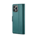 Turquoise iPhone 15 Pro Genuine CaseMe Litchi Textured Wallet Case - 3