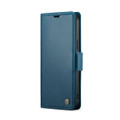 Blue iPhone 15 Pro Max CaseMe Soft Matte Anti-Theft Wallet Case - 2