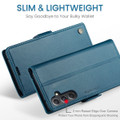 Blue Genuine CaseMe Compact Magnetic Wallet Case For Galaxy S23 FE - 3