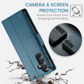 Blue Genuine CaseMe Compact Magnetic Wallet Case For Galaxy S23 FE - 6