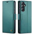 Turquoise CaseMe Slim 3 Card Slot Classy Wallet Case For Galaxy S23 FE - 2