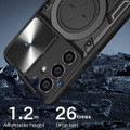 Galaxy S23 FE Heavy Duty Shockproof Camera Guard Magnetic Stand Case - 6