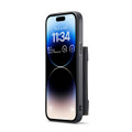 Black iPhone 14 Pro Max DG.Ming M2 Magnetic Detachable Mini Wallet Case - 3