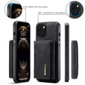 Black DG.Ming M2 Leather Case Removable Wallet Cover For iPhone 13 - 6