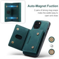 Green DG.Ming M2 Series 3-Fold Multi Card Wallet Case For iPhone 13 - 7