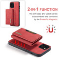 Red iPhone 13 DG.Ming M2 Magnetic Shockproof Case with Wallet - 5