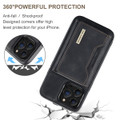 Black iPhone 13 Pro Max DG.Ming M2 Magnetic 2-in-1 Shockproof  Wallet Case - 4