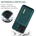 Green iPhone 13 Pro Max DG.Ming M2 Magnetic Detachable Mini Wallet Case - 4