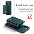 Green DG.Ming M2 Series 3-Fold Multi Card Wallet Case For iPhone 12 / 12 Pro - 5