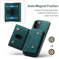 Green DG.Ming M2 Series 3-Fold Multi Card Wallet Case For iPhone 12 / 12 Pro - 7