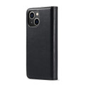 Black DG.Ming Premium 2 in 1 Magnetic Case and Wallet For iPhone 15 - 3