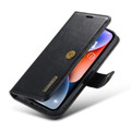 Black DG.Ming M2 Magnetic Shockproof Case Leather Wallet For iPhone 15 Plus - 6