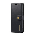 Black DG.Ming 2 in 1 Leather Wallet Removable Magnetic Case For iPhone 15 Pro - 2